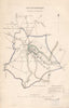 CHIPPENHAM borough/town plan. BOUNDARY REVIEW. Wiltshire. DAWSON 1837 old map