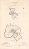 EVESHAM borough/town plan. BOUNDARY REVIEW. Worcestershire. DAWSON 1837 map