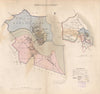 BERWICK UPON TWEED borough/town plan BOUNDARY REVIEW. Northumbs. DAWSON 1837 map