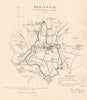 DROITWICH borough/town plan for the REFORM ACT. Worcestershire. DAWSON 1832 map
