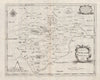 Rutland. 'COMITATUS ROTELANDIAE' by ROBERT MORDEN. Camden's Britannia c1695 map