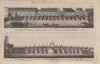 Old London Bridge with houses & 