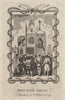 Dr Shaw preaching at Saint Paul's Cross. Old St Paul's Cathedral. HARRISON 1776