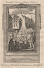 Protestant Martyr burning at the stake in Smithfield. London. HARRISON 1776