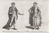 LONDON GENTLEMENS' COSTUMES 1640. Lord Mayor & Merchant habits. HARRISON 1776