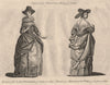LONDON LADIES' COSTUME 1640 Lady Mayoress & Merchant's wife habit. HARRISON 1776