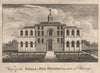 The Smallpox Hospital, near St Pancras. Site of the station. HARRISON 1776