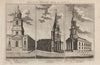 St Botolph-w/o-Bishopsgate Christ Church Spitalfields Leonard's Shoreditch 1776