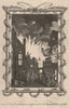 GREAT FIRE OF LONDON 'in the Dreadful Fire in 1666'. HARRISON 1776 old print