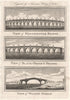 Westminster, Blackfriars & Walton Bridges. Blackfryers. London. HARRISON 1776