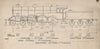 4-6-0 Locomotive section engineering drawing print c1915 old antique
