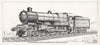 Great Western Railway 4-Cylinder 4-6-0 design. CB Collett King Class 1927 c1950