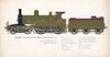 London & South Western Railway locomotive No 563. Adams. Nine Elms 1893 1958