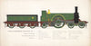 Great Northern Railway No 1 locomotive. Doncaster 1870 Patrick Stirling 1958