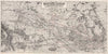 WESTERN CANADA showing Canadian Pacific Railway lines 1913 old antique map