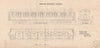 Corridor Composite Carriage. Rail engineering drawing 1959 old vintage print