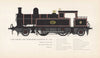 Lancashire & Yorkshire Railway locomotive #1008 Aspinall 1889 Horwich 1958