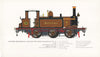 London Brighton & South Coast Railway locomotive #82 Boxhill 1880 Stroudley 1967