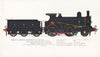 Great Eastern Railway locomotive #490. Stratford 1894. J. Holden 1967 print