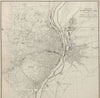 ST LOUIS City plan. Terminal Railroad Assoc Merchants Bridge Tl Railway 1913 map