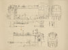 0-8-2 locomotive engineering drawing plan print c1930 old vintage