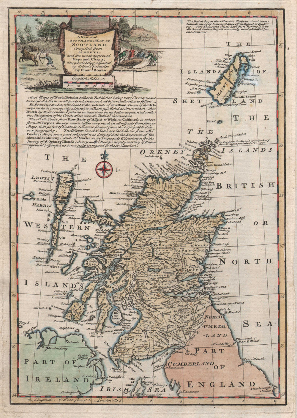 "A new and accurate map of Scotland, compiled from surveys…". BOWEN 1747