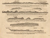 SE Ireland coast profile Waterford Saltees Dalkey Dublin. MOUNT & PAGE 1749 map