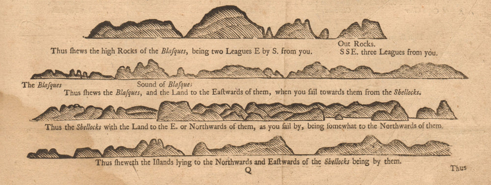  1749 old antique vintage map plan chart