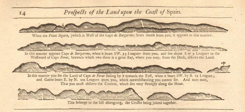  1747 old antique vintage map plan chart