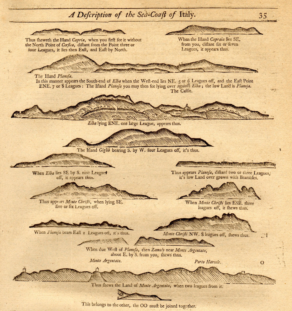  1747 old antique vintage map plan chart