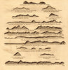 1747 old antique vintage map plan chart