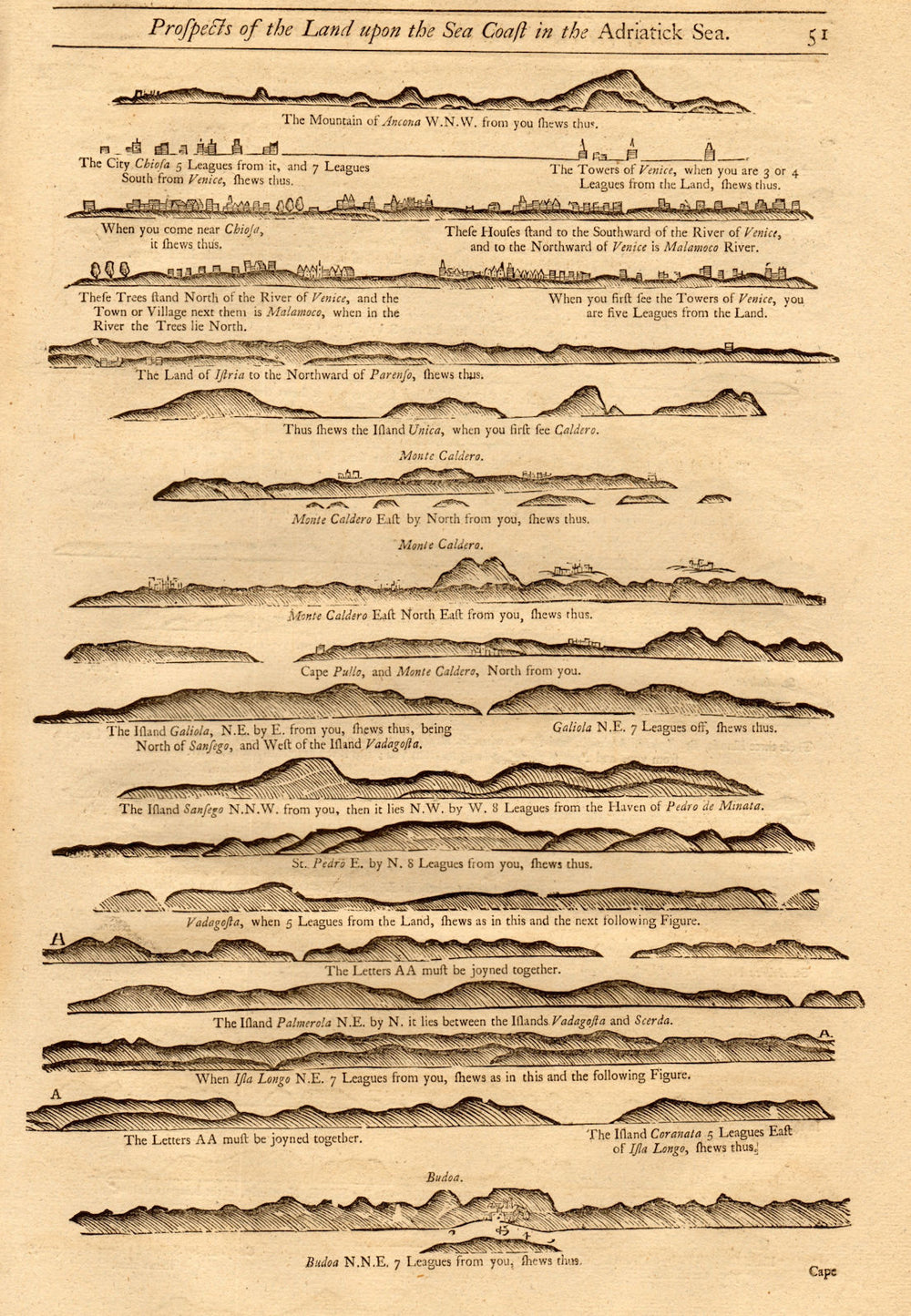  1747 old antique vintage map plan chart