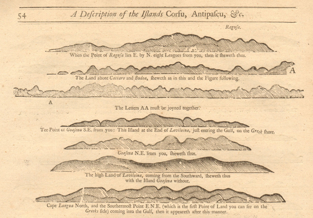  1747 old antique vintage map plan chart