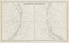 Star maps. Northern & Southern Celestial Hemispheres. JOHN BARTHOLOMEW 1856