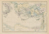 Countries embraced within the travels of St Paul. Mediterranean. HUGHES 1856 map