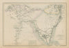 Lower Egypt, Sinai peninsula & Exodus of the Israelites. WILLIAM HUGHES 1856 map