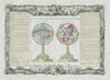 Spheres de Copernic & Ptolemée. Copernicus Ptolemy. DESNOS/DE LA TOUR 1771 map