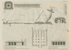 Plan of the Roman Aqueduct at Nettleham Road, Lincoln 1789 old antique print