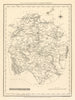 Antique county map of HEREFORDSHIRE by Starling & Creighton for Lewis c1840