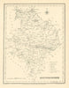 Antique county map of HUNTINGDONSHIRE by Starling & Creighton for Lewis c1840