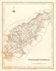 Antique county map of NORTHAMPTONSHIRE by Walker & Creighton for Lewis c1840