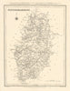 Antique county map of NOTTINGHAMSHIRE by Walker & Creighton for Lewis c1840