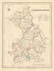 Antique county map of CAMBRIDGESHIRE by Creighton & Walker for Lewis c1840