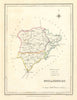 Antique county map of RUTLANDSHIRE by Creighton & Walker for Lewis c1840