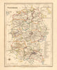 Antique county map of WILTSHIRE by Creighton & Walker for Lewis c1840 old