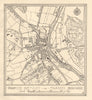 Town plan of HENLEY-ON-THAMES, Oxfordshire.Thames Valley 1929 old vintage map