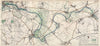 THAMES VALLEY. Oxford - Iffley - Abingdon - Dorchester - Wallingford 1929 map