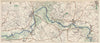 THAMES VALLEY. Sonning - Wargrave - Henley - Marlow - Cookham 1929 old map