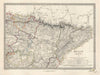 SPAIN NORTH EAST. Cataluna Aragon Soria Navarra Guipozcoa Bizcaya. SDUK 1846 map