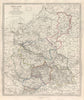 POLAND POLSKA. Palatinates Woiwodies. Mazow Krakow Kalisz Plock. SDUK 1846 map